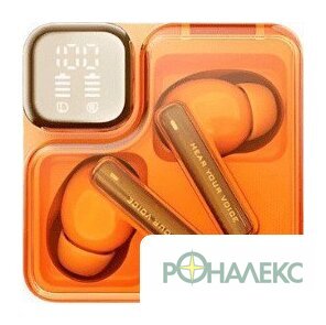 Наушники QCY MeloBuds Neo (оранжевый) - фото