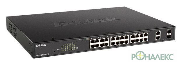 Настраиваемый коммутатор D-Link DGS-1100-26MPPV2/A3A - фото
