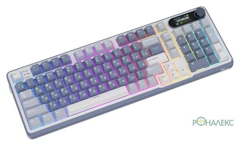 Клавиатура Royal Kludge RK-S98 RGB Ocean Blue (RK Cream) - фото4