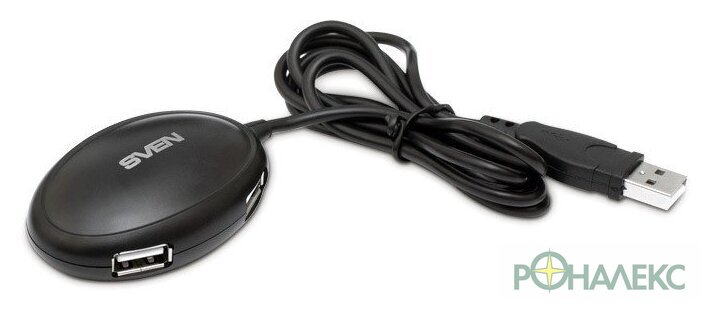 USB-хабы и док-станции SVEN HB-401 Black - фото3
