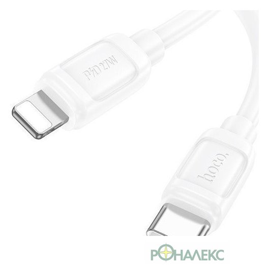 Кабель Hoco X115 USB Type-C - Lightning (1 м, белый) - фото