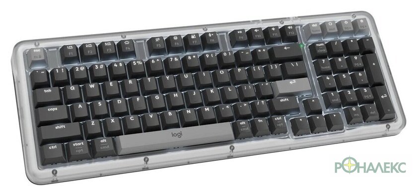 Клавиатура Logitech Alto Keys K98M 920-013040 (графитовый, нет кириллицы) - фото3
