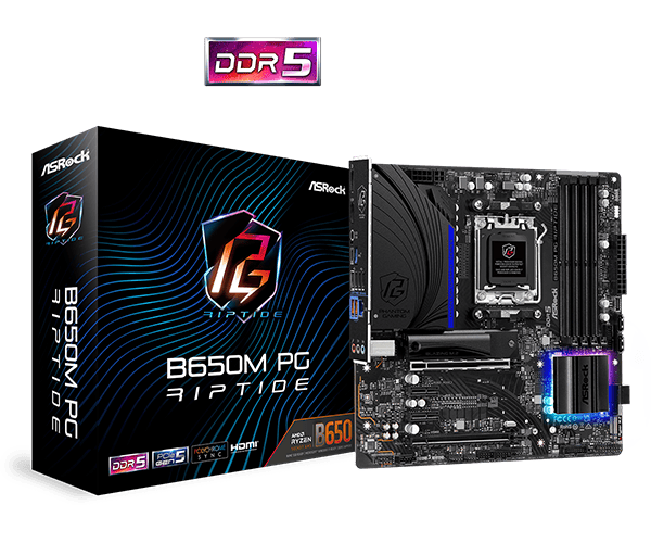 Материнская плата AsRock B650M PG Riptide- фото