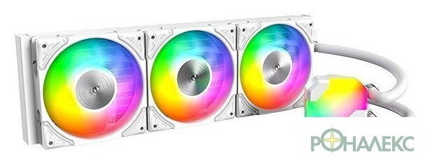 Система жидкостного охлаждения для процессора Montech HyperFlow ARGB 360 (белый) - фото