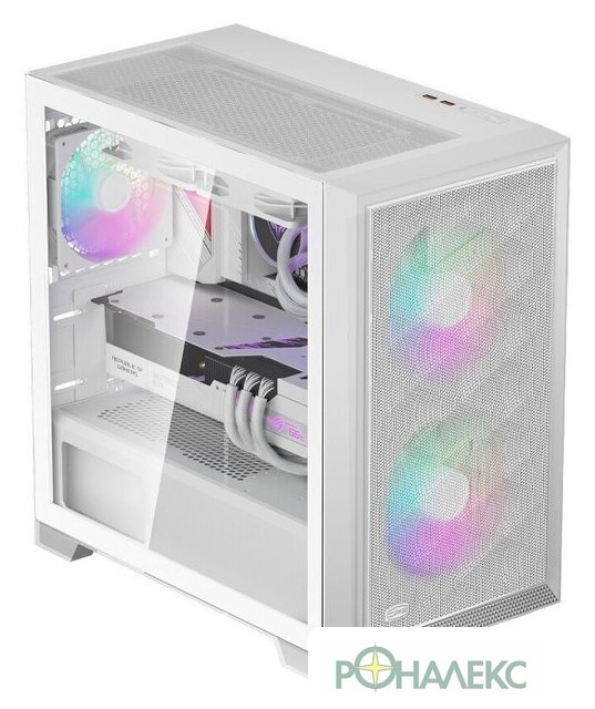 Корпус PCCooler C3D310 ARGB (белый) - фото