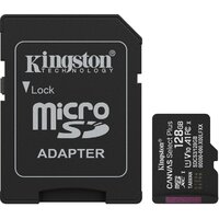 Карта памяти Kingston Canvas Select Plus microSDXC 128GB SDCS3/128GB (с адаптером)