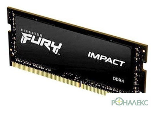 Оперативная память Kingston FURY Impact 32GB DDR4 SODIMM PC4-25600 KF432S20IB/32 - фото2