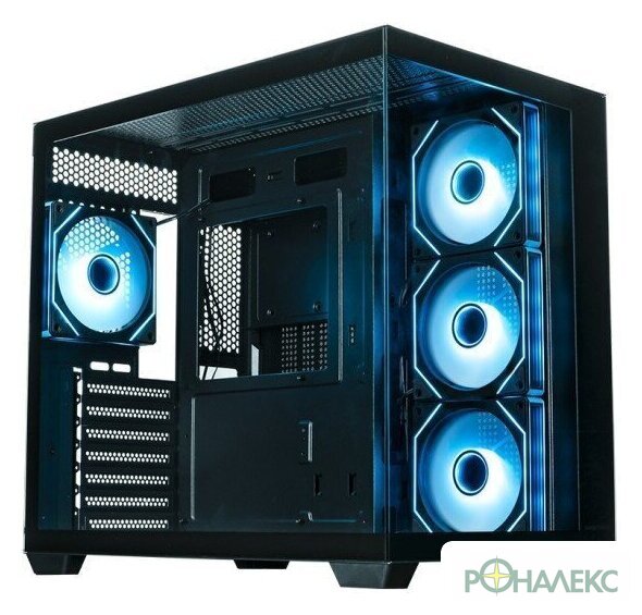 Корпус XASTRA QW500 4ARGB-C10-UC (черный) - фото2
