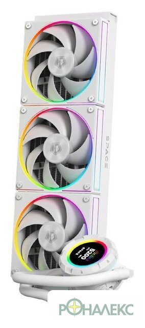 Система жидкостного охлаждения для процессора ID-Cooling SL360 White - фото2