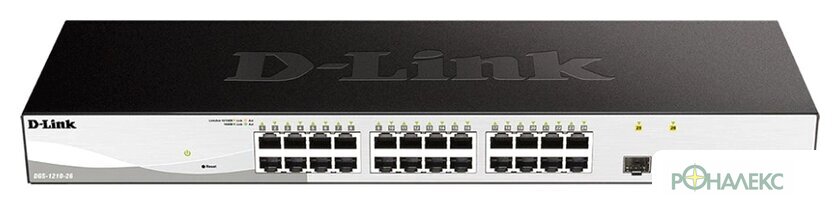 Управляемый коммутатор 2-го уровня D-Link DGS-1210-26/F3A - фото