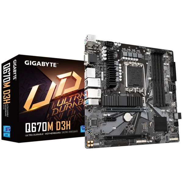 Материнская плата Gigabyte Q670M D3H- фото