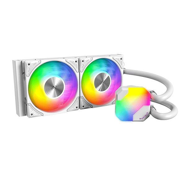 Система водяного охлаждения Montech HyperFlow ARGB 240 (белый)