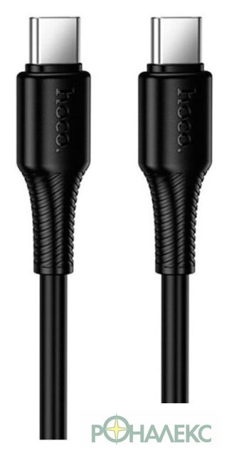 Кабель Hoco X120 USB Type-C - USB Type-C (1 м, черный) - фото