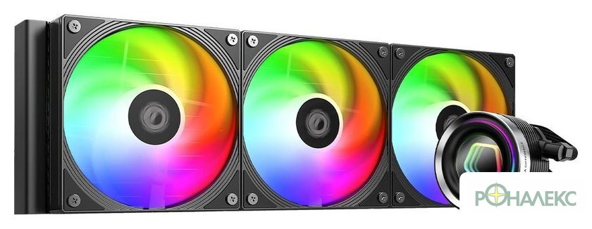 Система жидкостного охлаждения для процессора ID-Cooling FX360 INF Black - фото