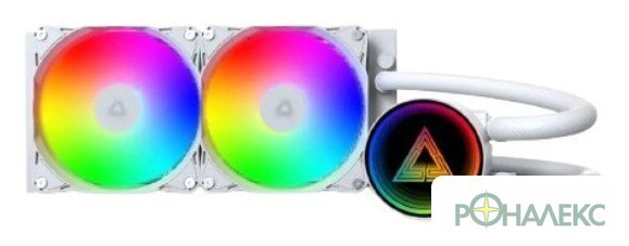 Система жидкостного охлаждения для процессора Montech LightFlow ARGB 240 (белый) - фото