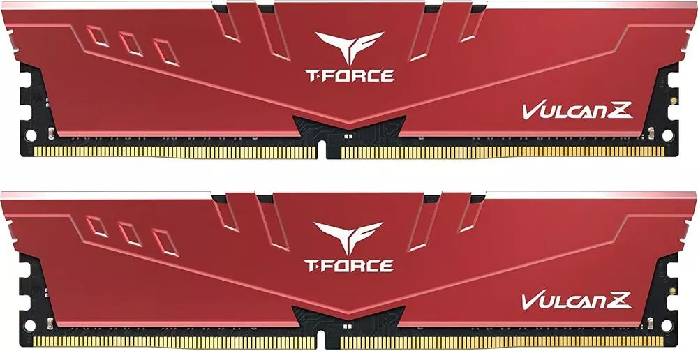 Модуль памяти 32Gb (2*16Gb) Team T-Force Vulcan Z Red (TLZRD432G3600HC18JDC01)- фото