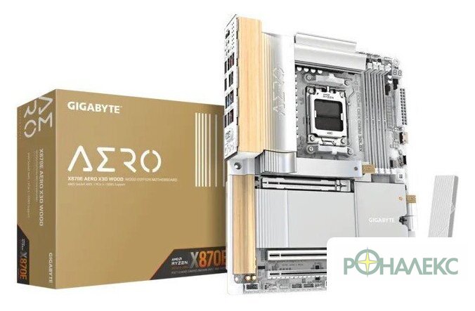 Материнская плата Gigabyte X870E Aero X3D Wood - фото5