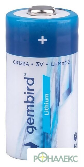 Батарейка Gembird GB-CR123A-1B - фото