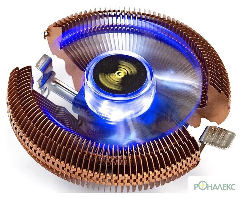 Кулер для процессора ExeGate EE91-PWM.Cu.BLUE EX286154RUS - фото3