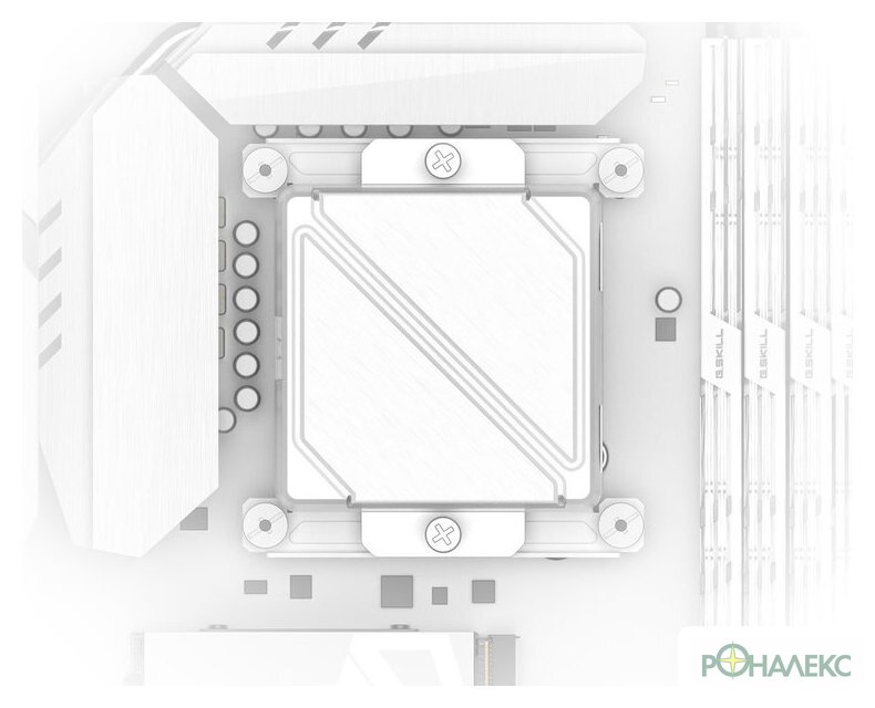 Система жидкостного охлаждения для процессора ID-Cooling DashFlow 240 Basic White - фото5