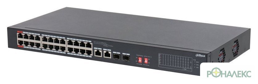 Неуправляемый коммутатор Dahua DH-S3226-24ET-240 - фото