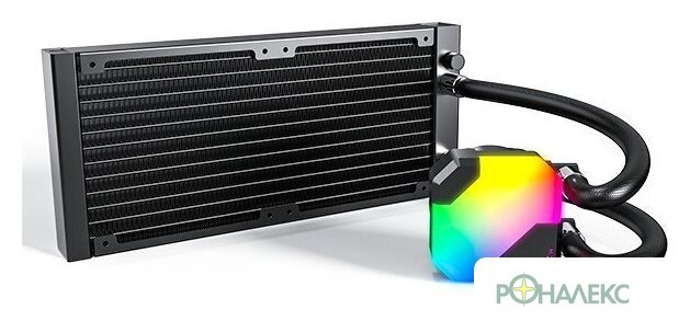 Система жидкостного охлаждения для процессора Montech HyperFlow ARGB 240 (черный) - фото3