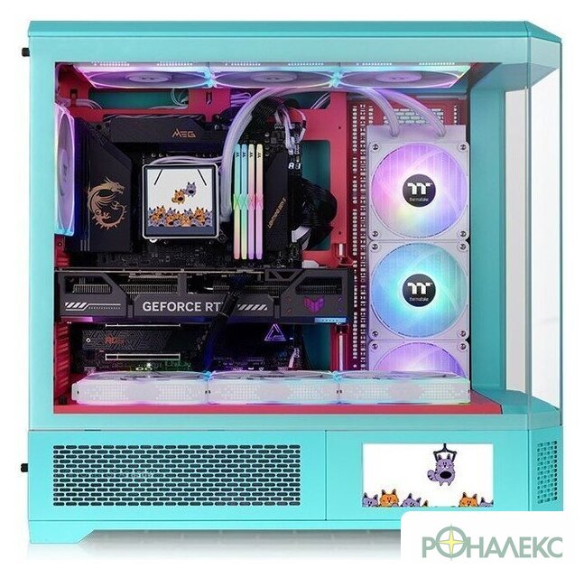Корпус Thermaltake View 600 TG Mint Strawberry CA-11H-00FLWN-00 - фото2