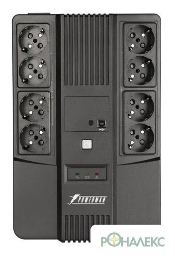 Источник бесперебойного питания Powerman Brick 850 Plus - фото2
