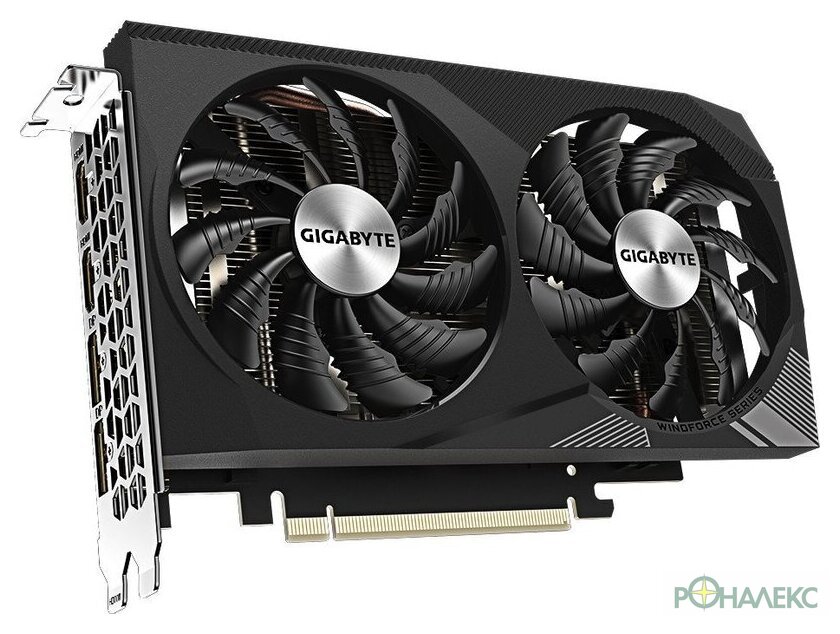 Видеокарта Gigabyte GeForce RTX 3050 Windforce OC V2 8G GV-N3050WF2OCV2-8GD - фото