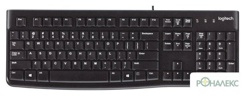 Клавиатура Logitech K120 920-002583 (с гравировкой) - фото