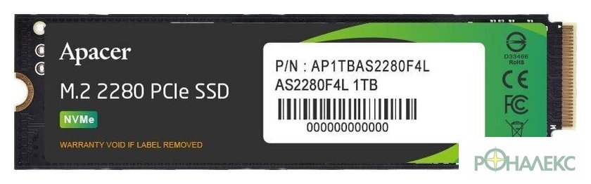 SSD Apacer AS2280F4L 1TB AP1TBAS2280F4L-1 - фото