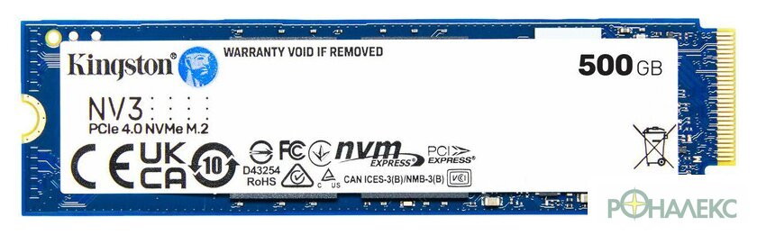 SSD Kingston NV3 500GB SNV3S/500G - фото