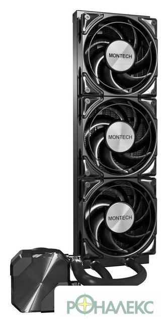 Система жидкостного охлаждения для процессора Montech HyperFlow Silent 360 (черный) - фото3