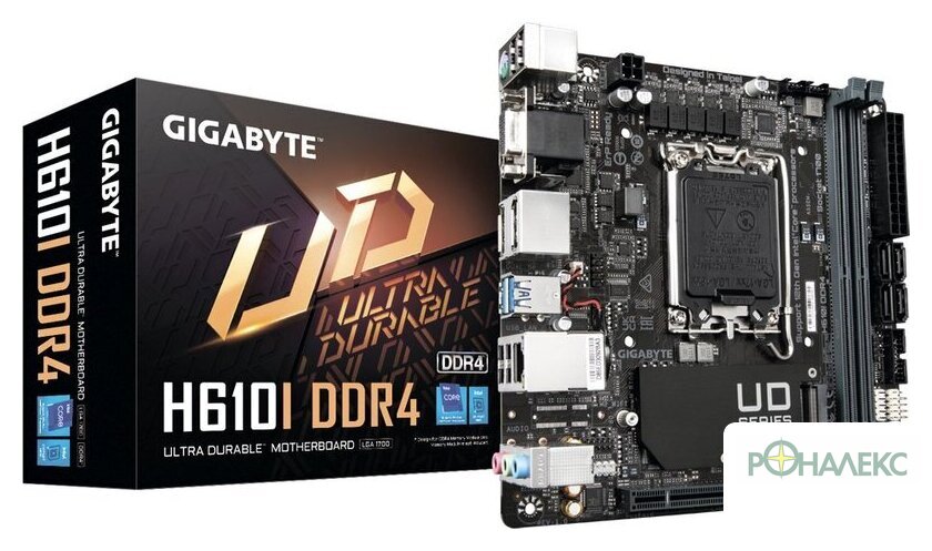 Материнская плата Gigabyte H610I DDR4 (rev. 1.0) - фото2