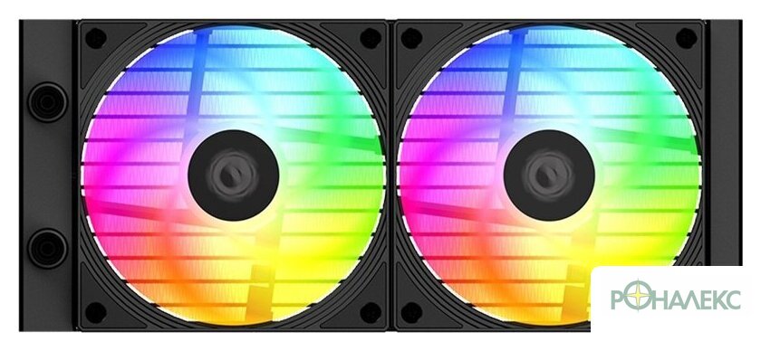 Система жидкостного охлаждения для процессора ID-Cooling FX240 INF Black - фото3