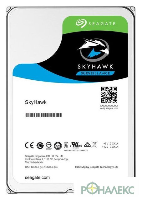 Жесткий диск Seagate Skyhawk Surveillance 4TB ST4000VX013 - фото