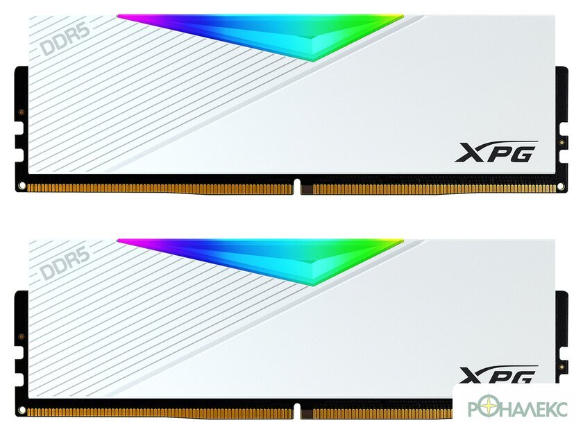 Оперативная память ADATA XPG Lancer RGB 2x16ГБ DDR5 6400МГц AX5U6400C3216G-DCLARWH - фото