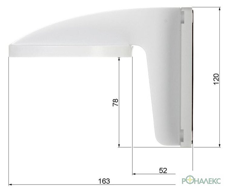 Крепление для камер видеонаблюдения Hikvision DS-1258ZJ - фото4