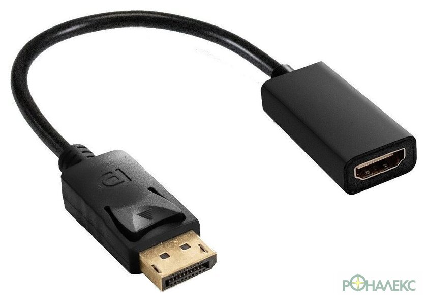 Адаптер ExeGate DisplayPort - HDMI 0.1 м EX294706RUS- фото