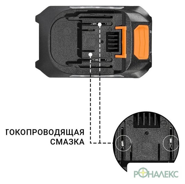 Аккумулятор для инструмента Bort BA-21U-93 93418989 (18В/9 Ah) - фото4