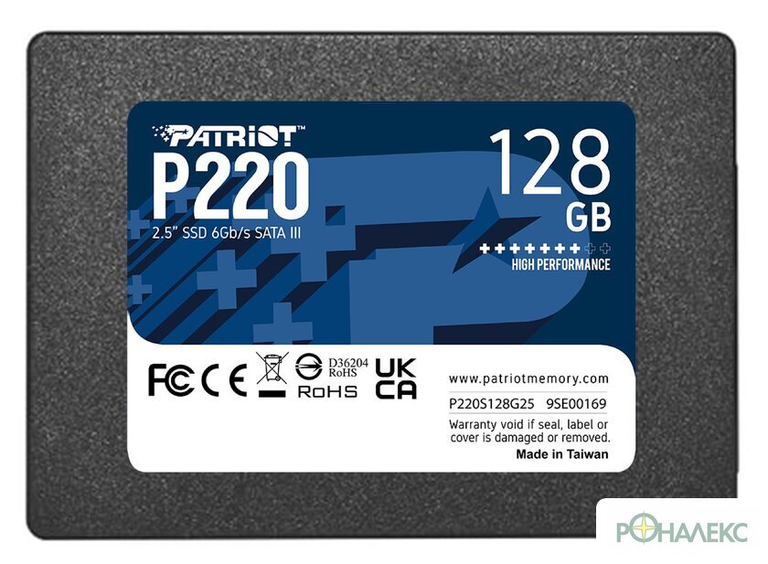 SSD Patriot P220 128GB P220S128G25 - фото