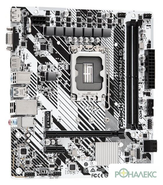 Материнская плата ASRock H610M-HDV/M.2+ D5 - фото4