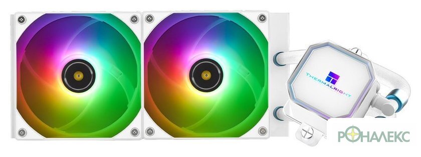 Система жидкостного охлаждения для процессора Thermalright Frozen Prism 240 ARGB (белый) - фото