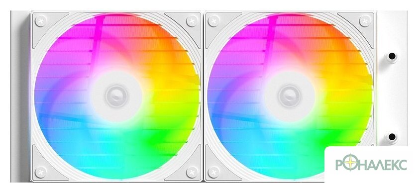 Система жидкостного охлаждения для процессора ID-Cooling FX240 INF White - фото3