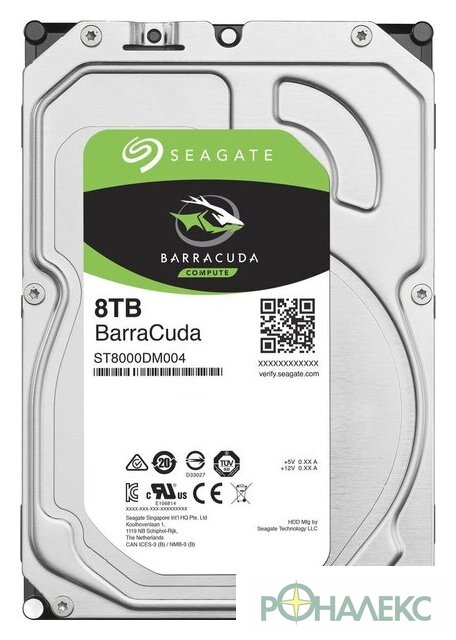 Жесткий диск Seagate BarraCuda 8TB ST8000DM004 - фото