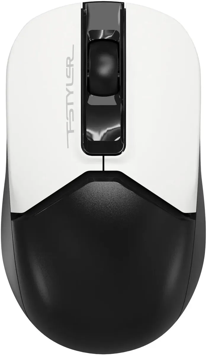 Мышь A4Tech Fstyler FB12S PANDA (белый/черный)- фото