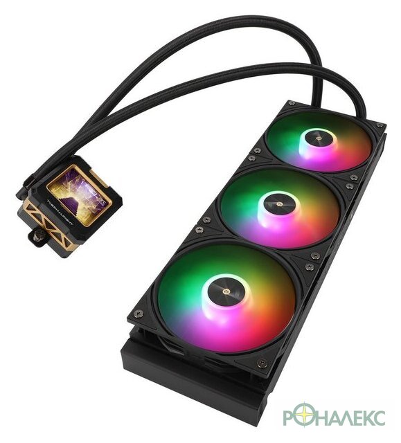 Система жидкостного охлаждения для процессора Thermalright Frozen Warframe 360 ARGB (черный) - фото4