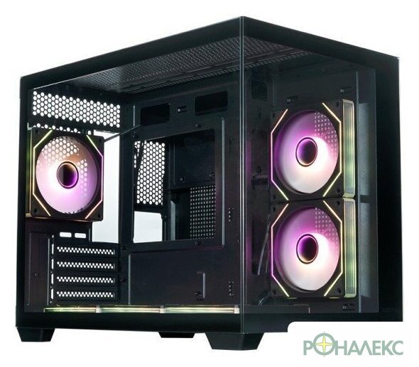 Корпус XASTRA QW500M 6ARGB-C10-UC (черный) - фото2