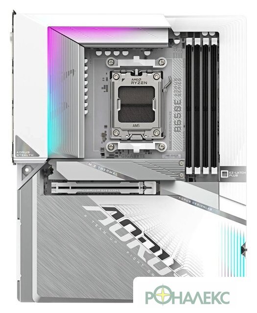 Материнская плата Gigabyte B650E Aorus Stealth Ice - фото