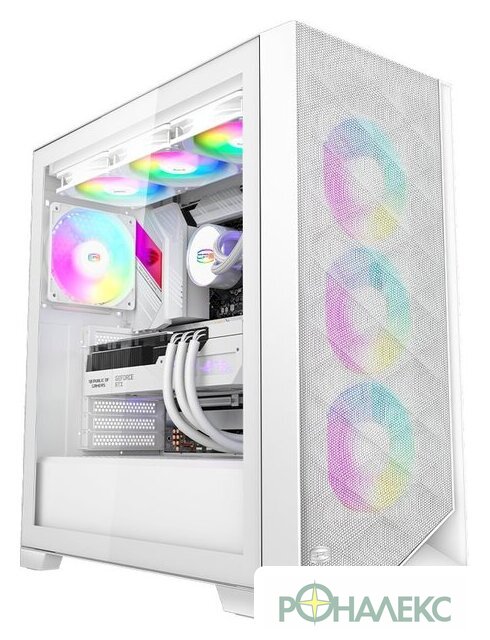 Корпус PCCooler C3D510 ARGB (белый) - фото